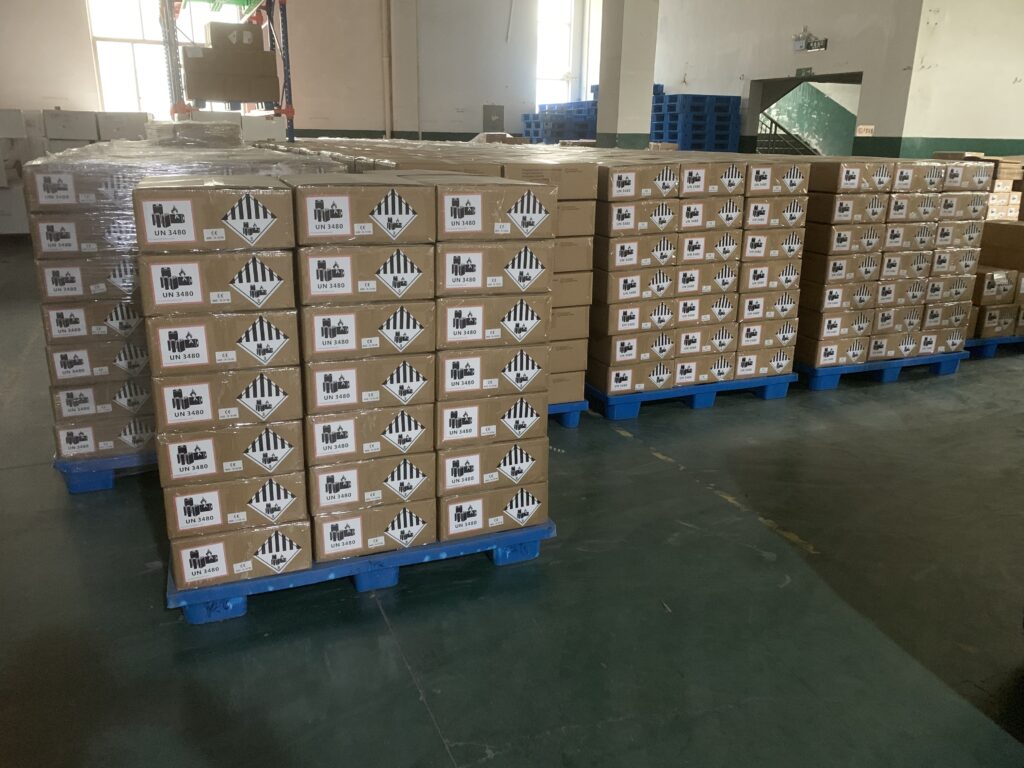 Battery dangerous goods pallet