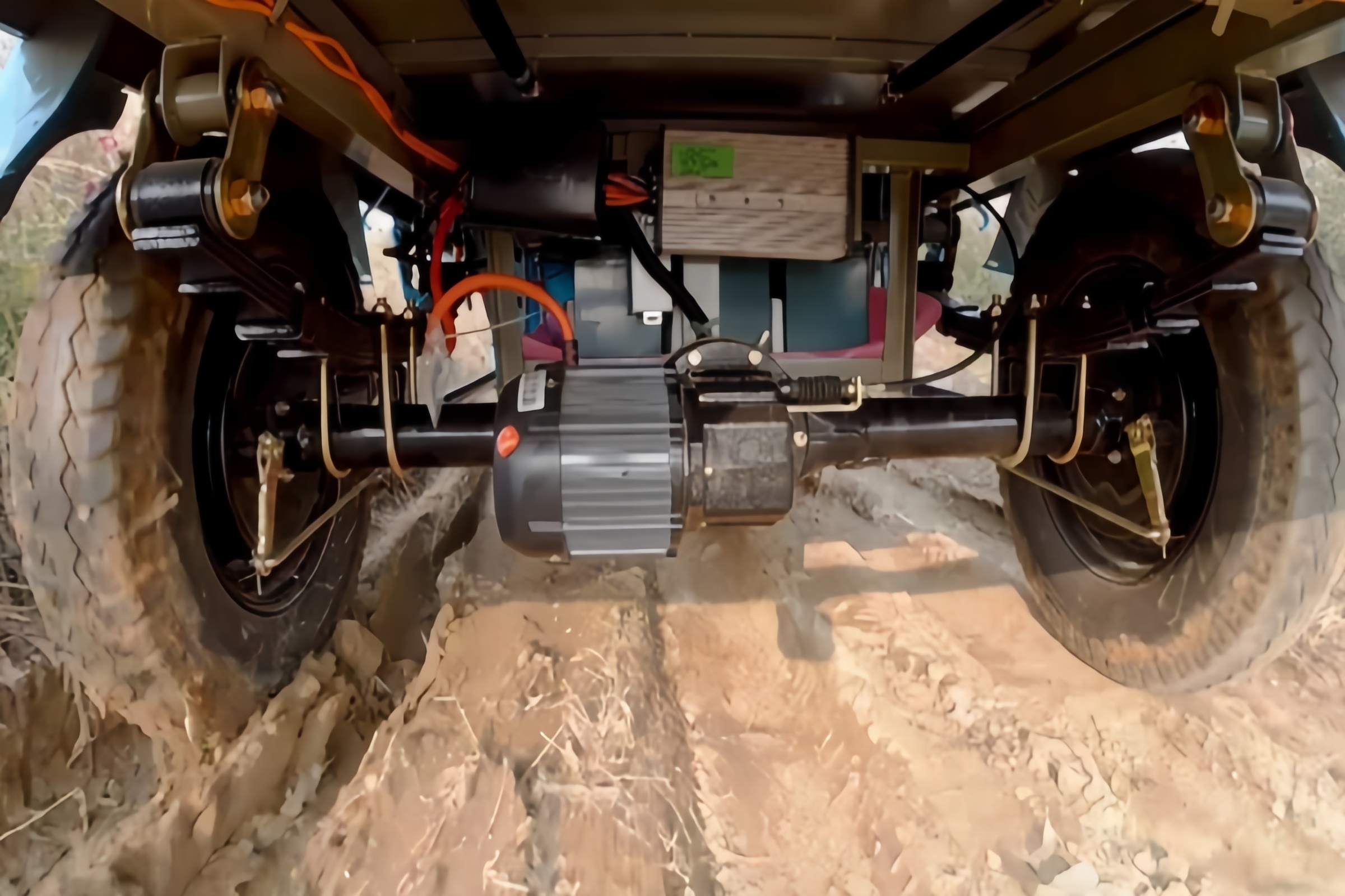 A perfectly matched electric motor and lithium battery for an electric tricycle