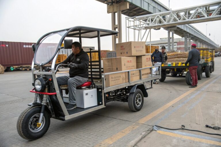 an 3 wheel electric cargo tuk loading capacity is