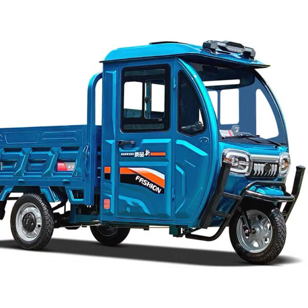 electric tricycle with enclosed cabin