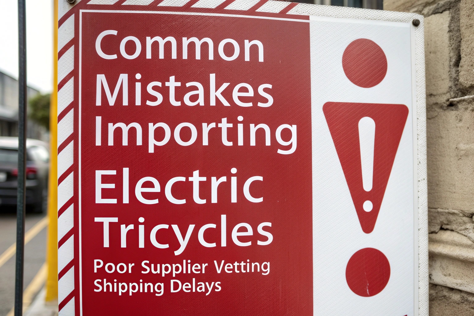 quality inspection for electric tricycles