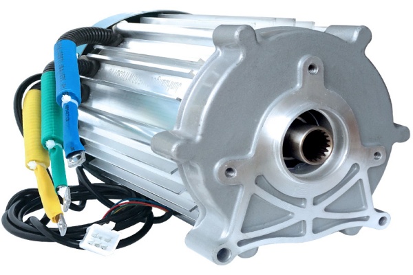 An electric motor and battery for a cargo tricycle