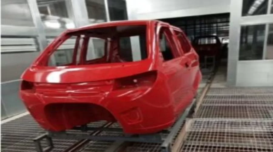 electric tricycle cabin-painting process