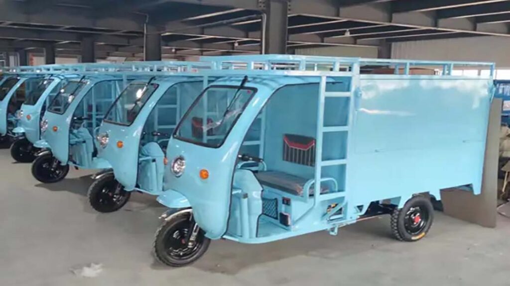 wholesale delivery tricycle van 