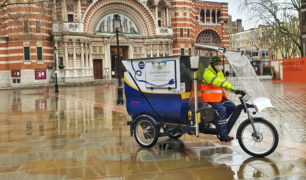 Westminster'da elektrikli üç tekerlekli bisikletler