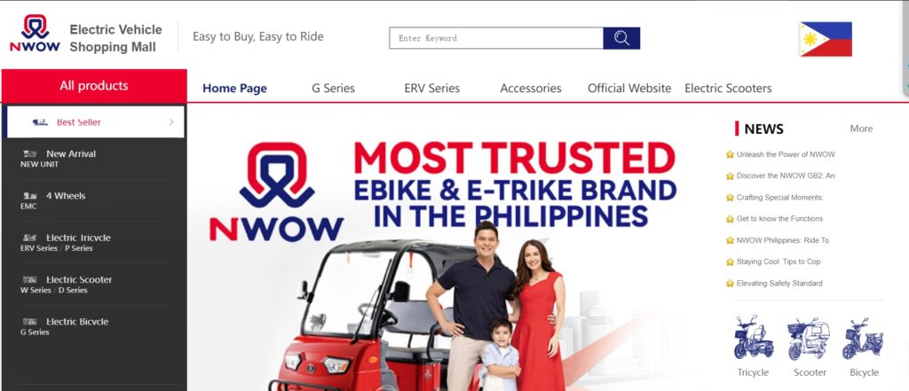 NWOW website in Philippines