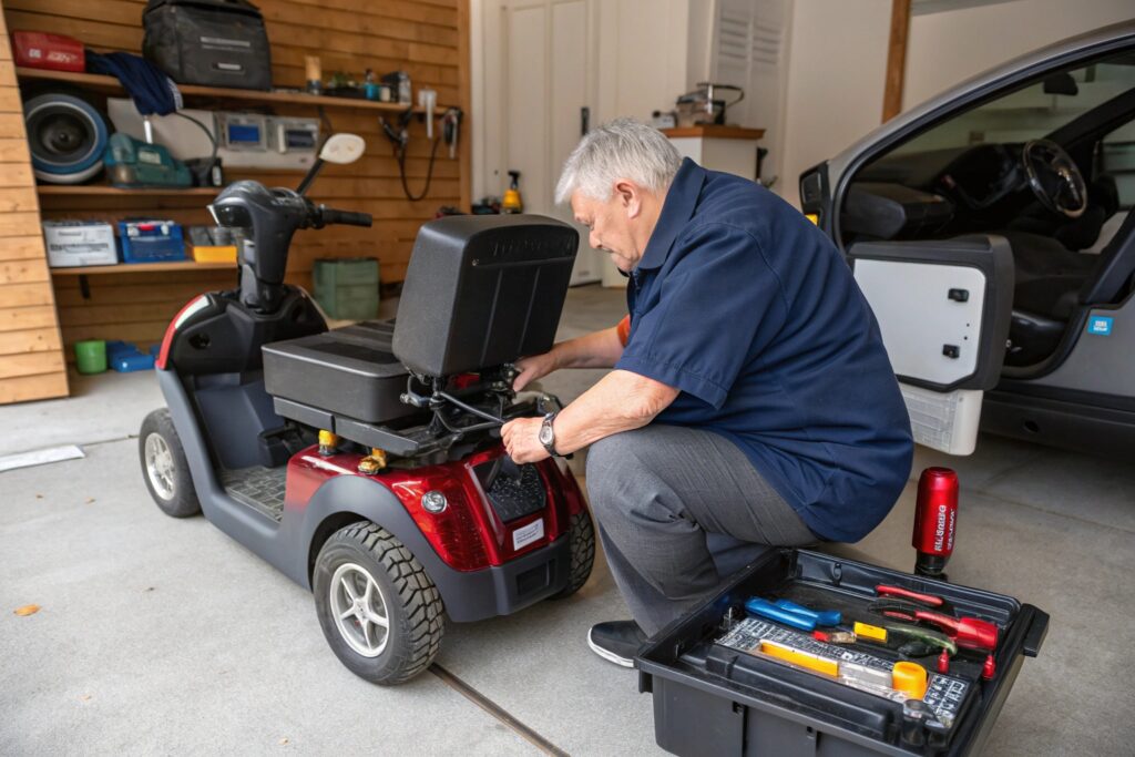 the safest way to increase range of mobility scoot