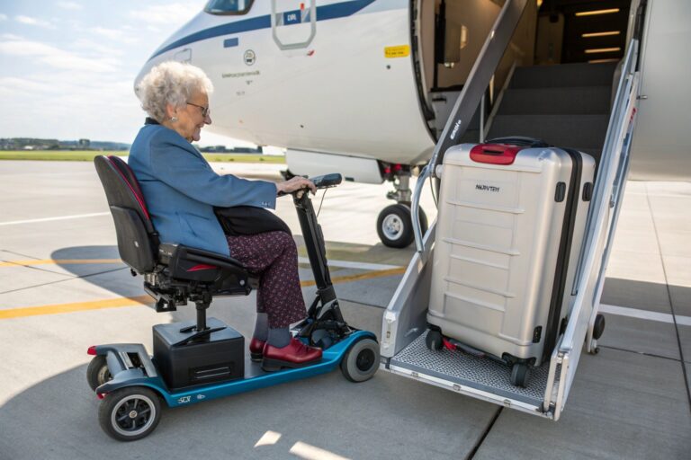 a truly airline friendly elderly mobility scooter