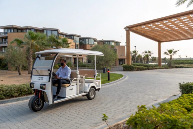e tuk taxis provide a quiet smooth ride without a