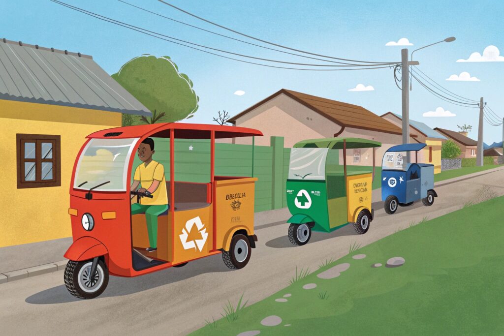electric garbage tricycles are the most cost effec