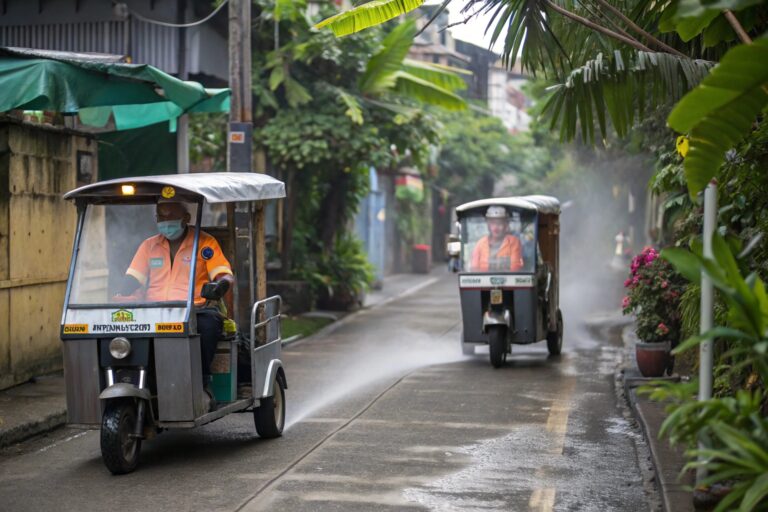 electric sanitation trikes are perfectly suited fo