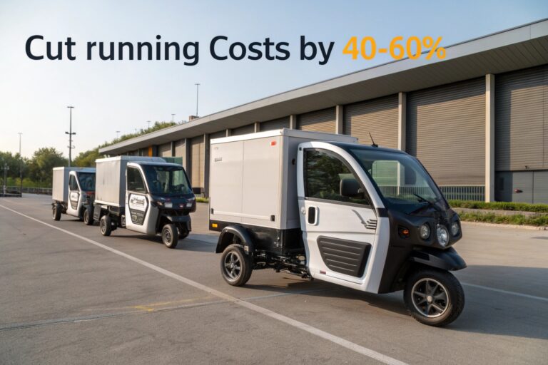 electric tricycle vans cut running costs by 40 60