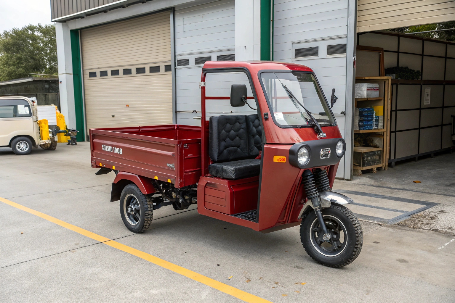 a comparison showing a basic trike next to one with all the correct, specified features