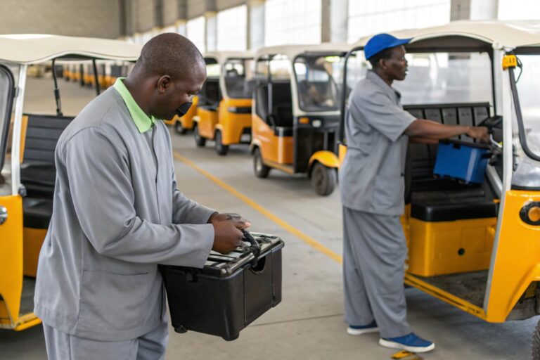 how does battery swapping improve downtime for ele