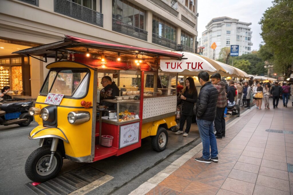 yes tuk tuk food trucks are increasingly replacin